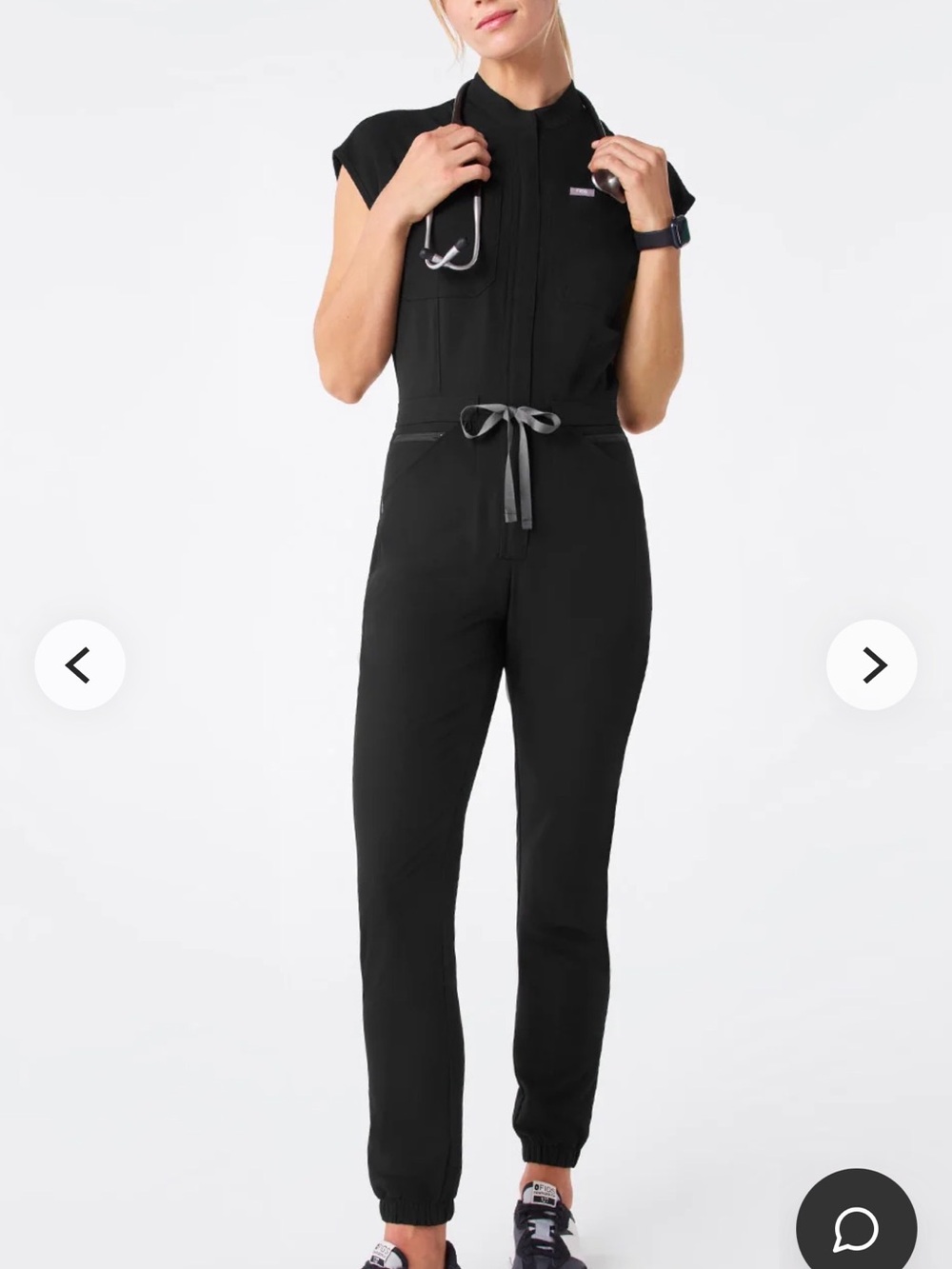 Women’s Black Figs Jumpsuit